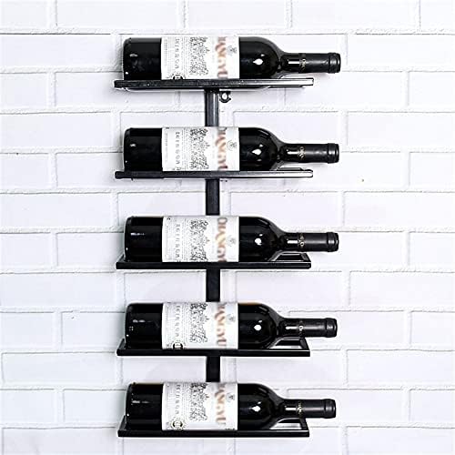 CGF- Wall Mounted Wine Rack 6 Bottle Black