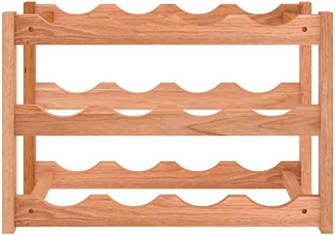 vidaXL Freestanding Wine Rack for 12 Bottles