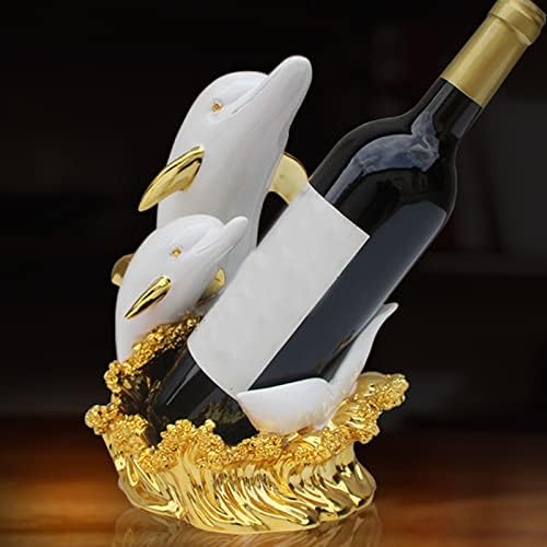 JUSHZ Modern Gold Wine Rack Holder for Home Decor