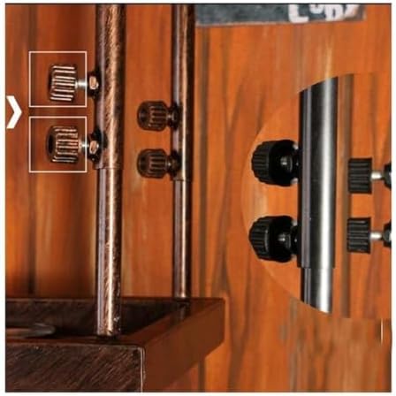 Creative Wine Glass Rack Metal Holder for Home Bar 60x30cm Black Copper