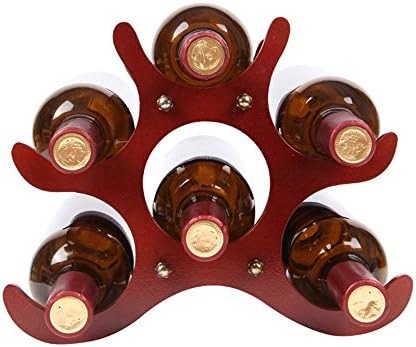 Wooden Wine Rack with 6 Bottle Capacity