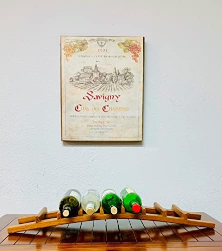 MGP Trellis Oak Wine Rack 32 Inch