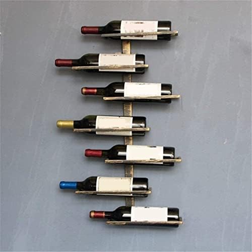 Industrial Style Wrought Iron Wine Rack for Home