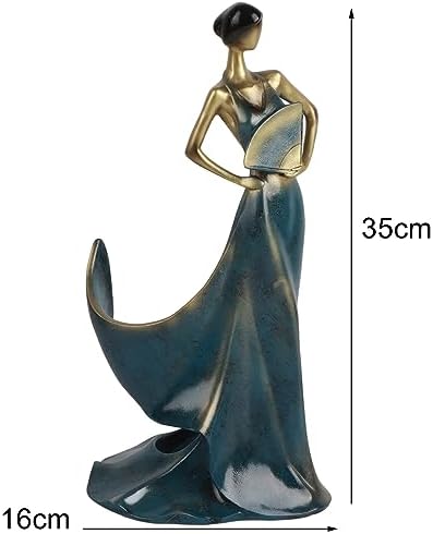 PerGar Dancing Girl Wine Rack Stand Red