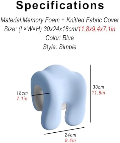 Headrest Office Chair Neck Pillow with Memory Foam Support