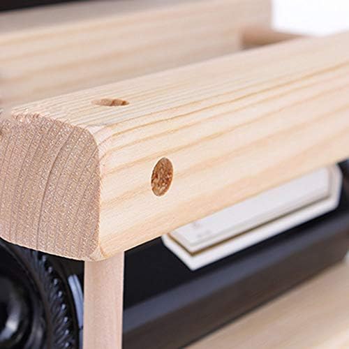 REMIGHTELY Solid Wood Wine Rack - 8 Bottles DIY Assembly