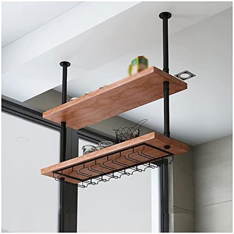 ALDEPO Wine Rack Single Layer Ceiling Mount Storage