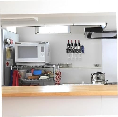 IMIKEYA Wall-Mounted Wine Rack for Home Bar Restaurant 1
