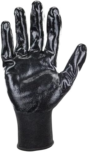 SAS Safety 640-1908 PawZ Gloves Black Nylon Med