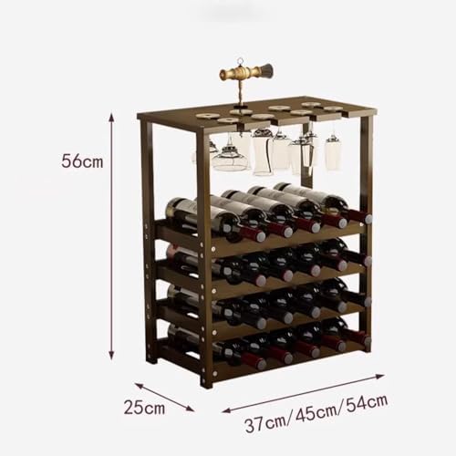 Comepa 4 Tier Freestanding Wine Rack 20 Bottle Capacity