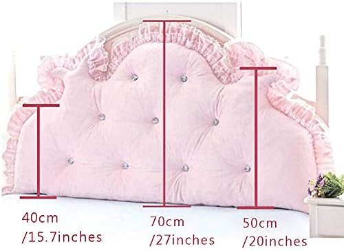 RUYII Back Cushion with Lace Edge - Pink 150x70cm