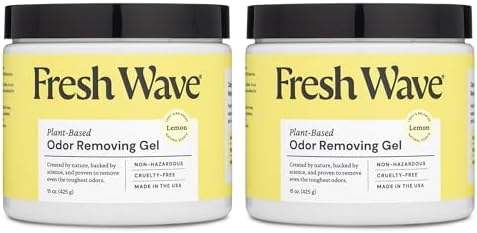 Fresh Wave Lemon Odor Removing Gel 15 oz Pack of 2
