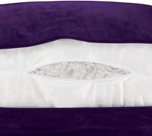 Husband Pillow Purple - Memory Foam Back Support Pillow