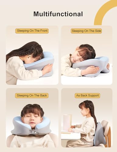 WAHHWF Face Down Pillow with Memory Foam and Removable Cover