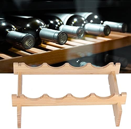 XPSSJMU Wine Shelf Durable Sturdy Pine Holder