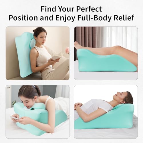 Relax Cush Ergonomic Pillow with Memory Foam