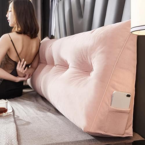 ZZYK Soft Reading Pillow with Headboard Support - Pink 314in