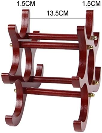 Wooden Wine Rack with 6 Bottle Capacity