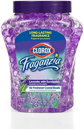 Clorox Fraganzia 12 Oz Lavender Eucalyptus Air Freshener Gel Beads