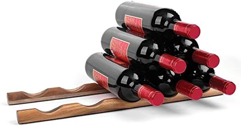 Ironwood 28985 Acacia Wood Wine Rack Bottle Holder