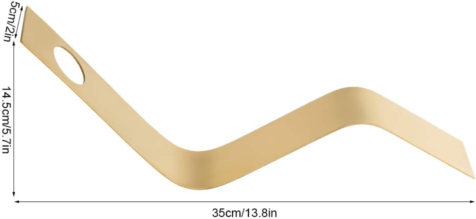 JOROBURO S-Shaped Wine Rack Gold 1