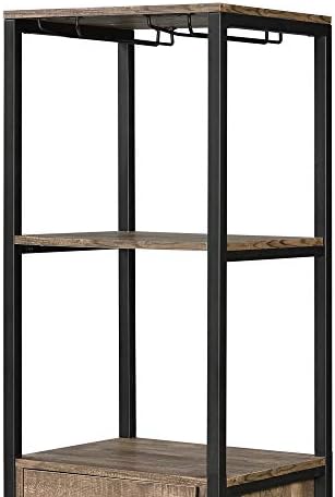 Benzara BM211138 Wine Rack 3 Compartments Brown Black