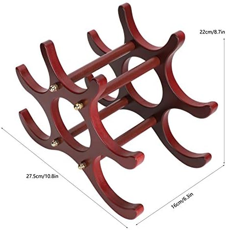 Natudeco Foldable Freestanding Wine Display Rack