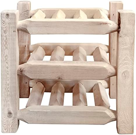 Montana Woodworks Ready to Finish Wine Rack 9 Bottles