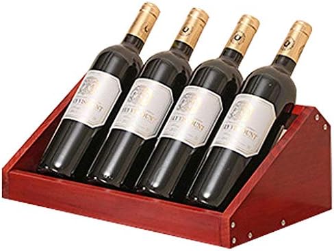 VSULZVNU Wooden Wine Rack - Space Saving Home Decor Bar Cabinet
