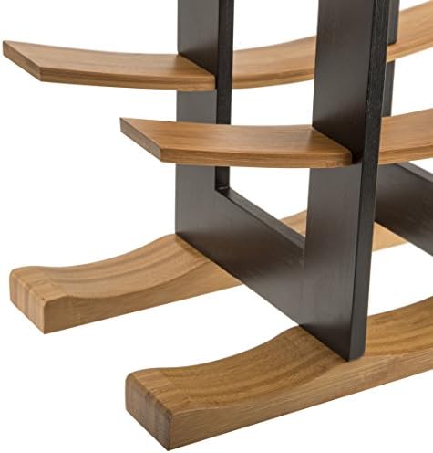 Anchor Hocking Bamboo Wine Rack with Espresso Finish