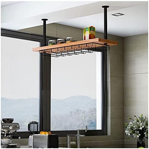 ALDEPO Wine Rack Single Layer Ceiling Mount Storage