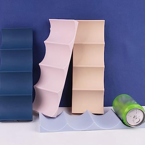 OWKAY Stackable Wine Rack 4 Slots Display Organizer