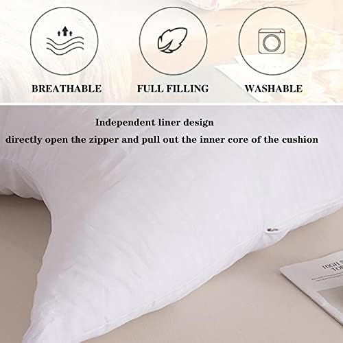 ZZYK Fleece Reading Pillow with Removable Cover Blue 35490cm