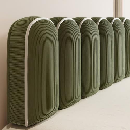 TPTBON Corduroy Headboard Pillow Petals Design Reading Support Cushion