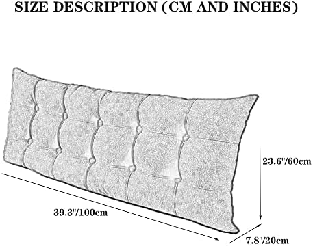 ZZYK Fleece Reading Pillow with Removable Cover