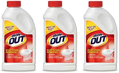 IRON OUT Rust Stain Remover Powder 3 Bottles