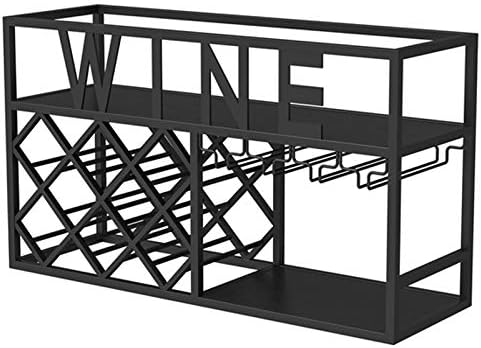 Double Freestanding Wine Racks Wall Mounted Cabinet