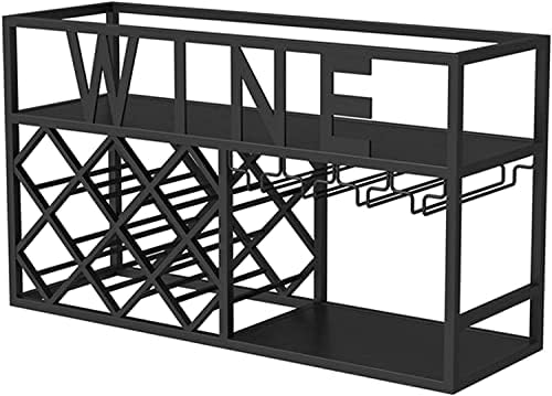 Double Freestanding Wine Racks Wall Mounted Cabinet