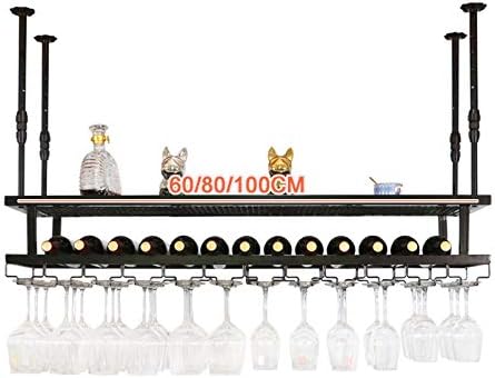 Freestanding Wine Rack with Adjustable Ceiling Mount