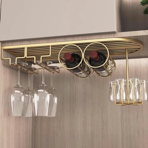 WXQDDA Wall-Mounted Wine Glass Rack