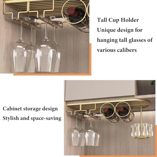 WXQDDA Wall-Mounted Wine Glass Rack