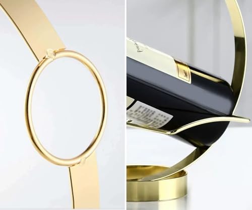 GeLive Elegant Single Wine Bottle Holder Stand