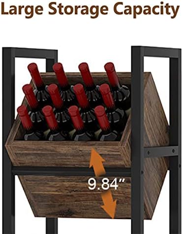 Tribesigns 3 Tier Freestanding Wine Rack