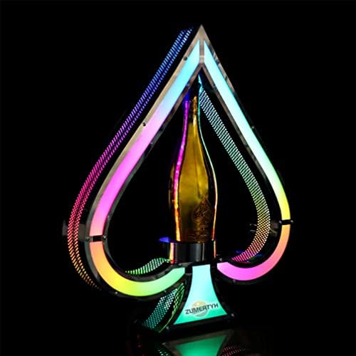 Glow Bar Wine Bottle Display with Remote Control