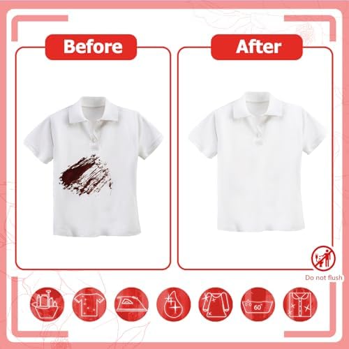 Timgle 200 Pcs Stain Remover Wipes for Clothes Fabric Carpet