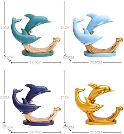 JUSHZ Tabletop Wine Rack Resin Holder Blue