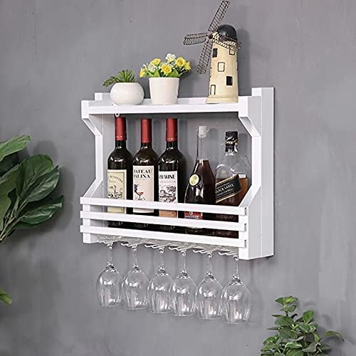 BTZHY 2-Tier Industrial Wine Rack for Kitchen Bar Restaurant