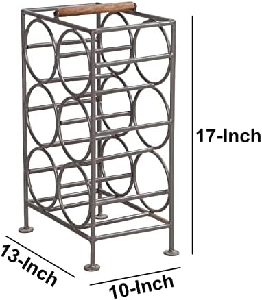 17 Inch Industrial Wine Rack with 6 Bottle Storage