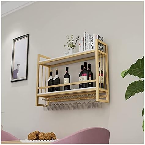 ALDEPO 6-Glass Tabletop Wine Rack - Industrial Style