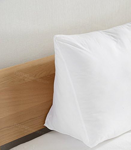 Cheer Collection Plush Wedge Pillow for Reading and Sleep Elevation